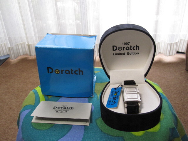 新品/未使用 限定 ドラッチ Doratch1997年 Limited Edition どこでもドア腕時計 電池交換済/動作確認済/バックライト点灯確認済 ドラえもん拍卖