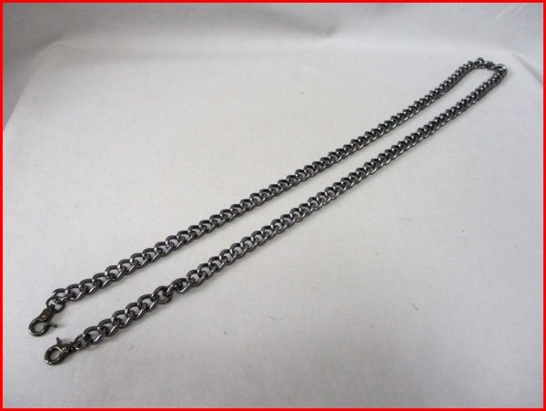 ショルダーチェーン ガンメタ◇115cm ハンドメイド 交換用拍卖