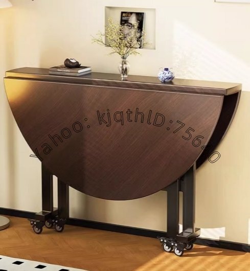 折り畳み円卓家用可動式折り畳みテーブル食卓拍卖