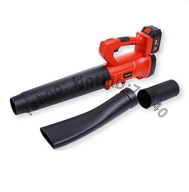 ブロアー、バッテリーと充電器のセット。落ち葉の掃除や、園林や道路のほこり取りに適しており、強力な送風力を持つブロアーです拍卖