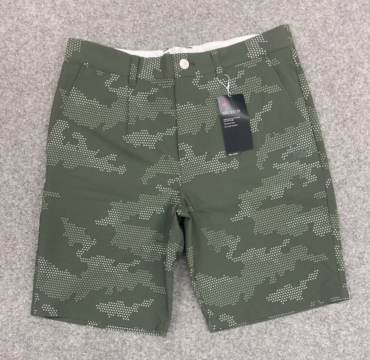 送料350円~◇新品◇new balance ニューバランス ゴルフ◇4(76-80㎝)◇ワンタック RELAXED ショートパンツ 拍卖