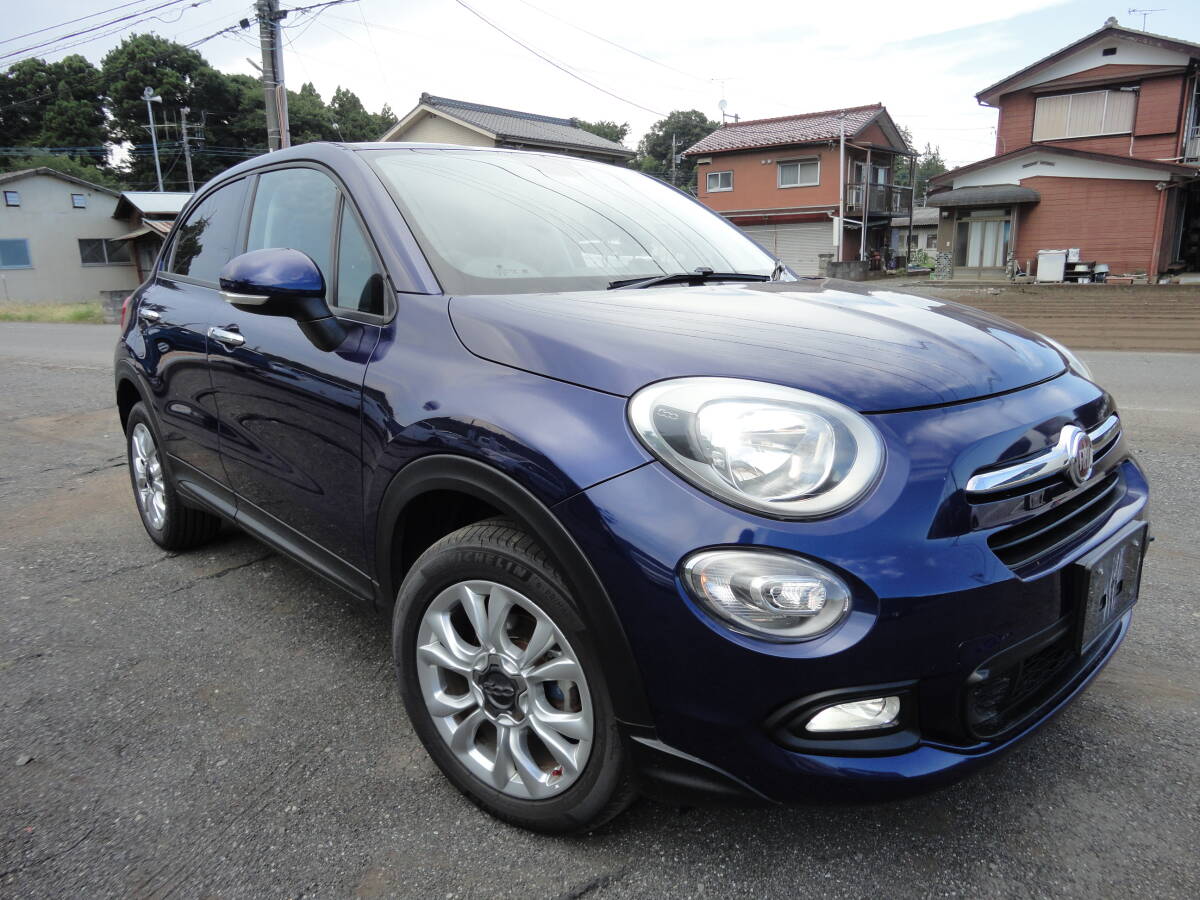 ★東京発売り切り ★フィアット500Xポップスター ★予備検査付 ★無事故車 ★前後ドラレコ ★ETC ★スマートキー×2 ★クルコン拍卖