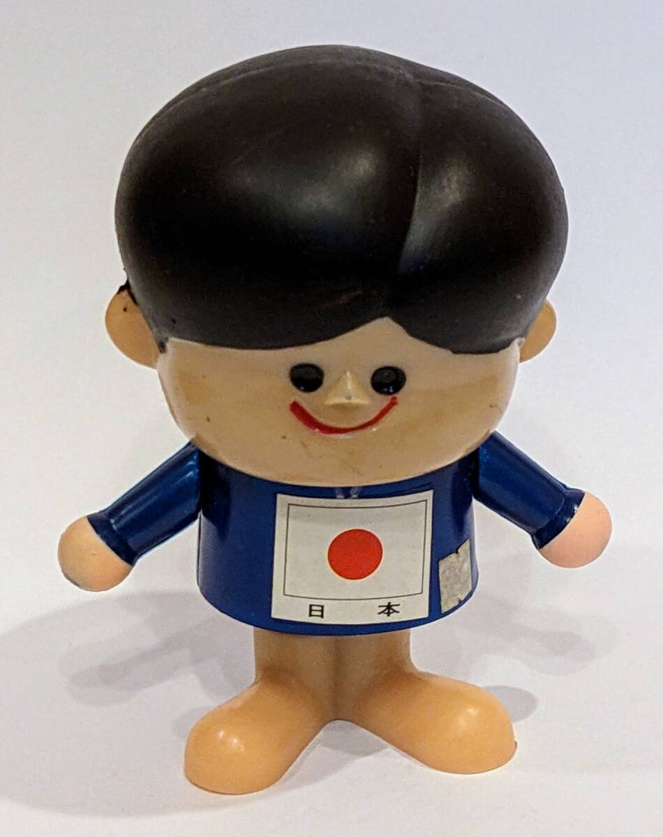 【当時物】1970年大阪万博 世界のナショナル坊や 貯金箱 日本 販促品 箱付き未使用拍卖