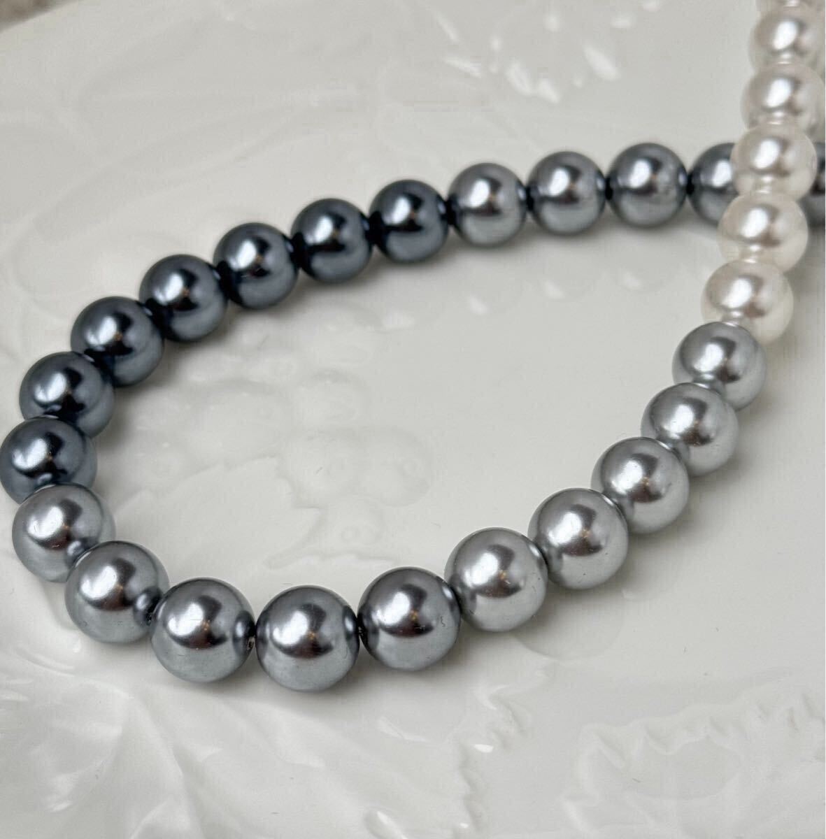 貝パールネックレス10mm グラデーション 拍卖