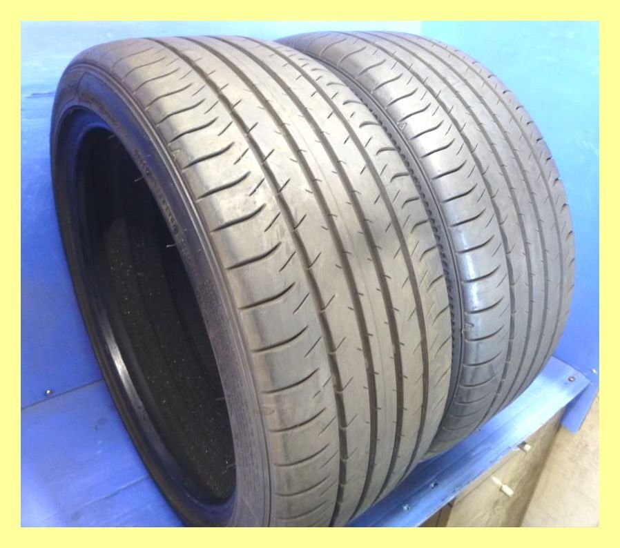 2020年製 8-9分山 2本セット 吸音スポンジ付き 高級 ダンロップ ★ SPスポーツ MAXX050 ランフラット 【245/40R19】 2本★QG0633拍卖