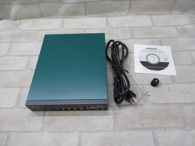 ▲Ω 新LM 0108t 保証有 Panasonic【 Switch-M5eGLPWR+ (PN28058) 】パナソニック スイッチングハブ PoE給電対応・祝10000!取引突破!!拍卖