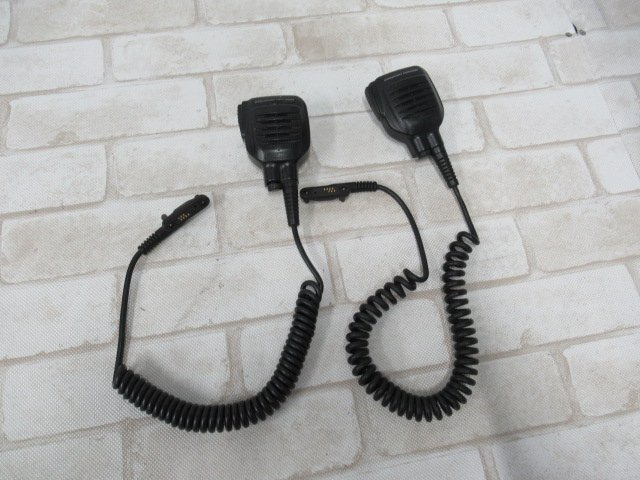 Ω 新LC 0202t 保証有 八重洲無線 スタンダードホライゾン【 SSM-10C 】 防水型スピーカーマイク 2個セット拍卖