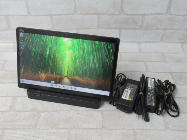 Ω 新DCN5 2684m 保証有 富士通【 ARROWS Tab Q739/AB 】タブレット Win11Pro / i5-8365U / 8.00GB / SSD:256GB AC/拡張クレードル付拍卖
