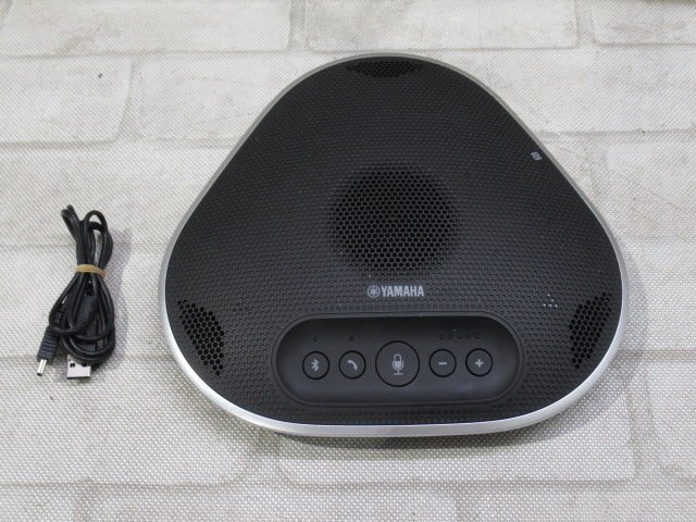 Ω 新B 0162♪ 保証有 YAMAHA【 YVC-300 】ヤマハ ユニファイドコミュニケーションスピーカーフォン 動作確認済 USBケーブル付拍卖