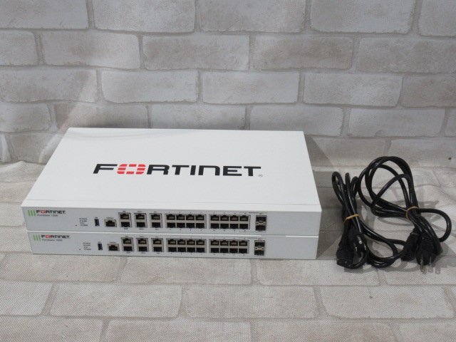 Ω 新DK 1140h 保証有 Fortinet【 FG-100E 】FortiGate-100E 2台セット UTM ライセンス期限切 領収書発行可拍卖