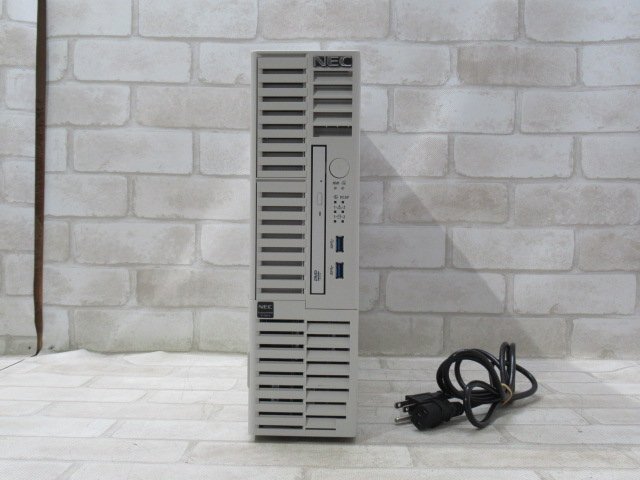 AG0284 Ω 新DCD 3158◆ 保証有 NEC【 Express5800 T110k-S 】【 Xeon E-2314 2.8GHz / 8GB / HDD:2TB SATA 3.5インチ×2 / OS無】拍卖