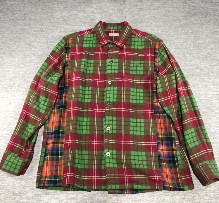 AD2001 comme des garcons homme コムデギャルソン オム リバーシブル シャツ ジャケット拍卖