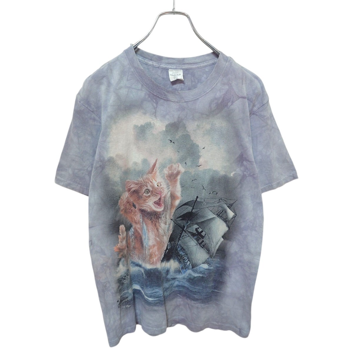 【Delta Apparel】猫 船 海獣 アニマル Tシャツ A-3859拍卖