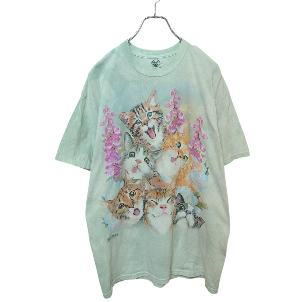 【THE MOUNTAIN】キャット 子猫 スマイル Tシャツ A-3860拍卖