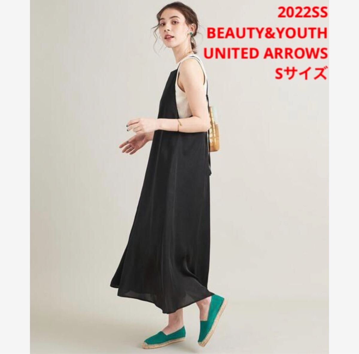 未使用*BEAUTY&YOUTH UNITED ARROWS キャミワンピ黒i拍卖