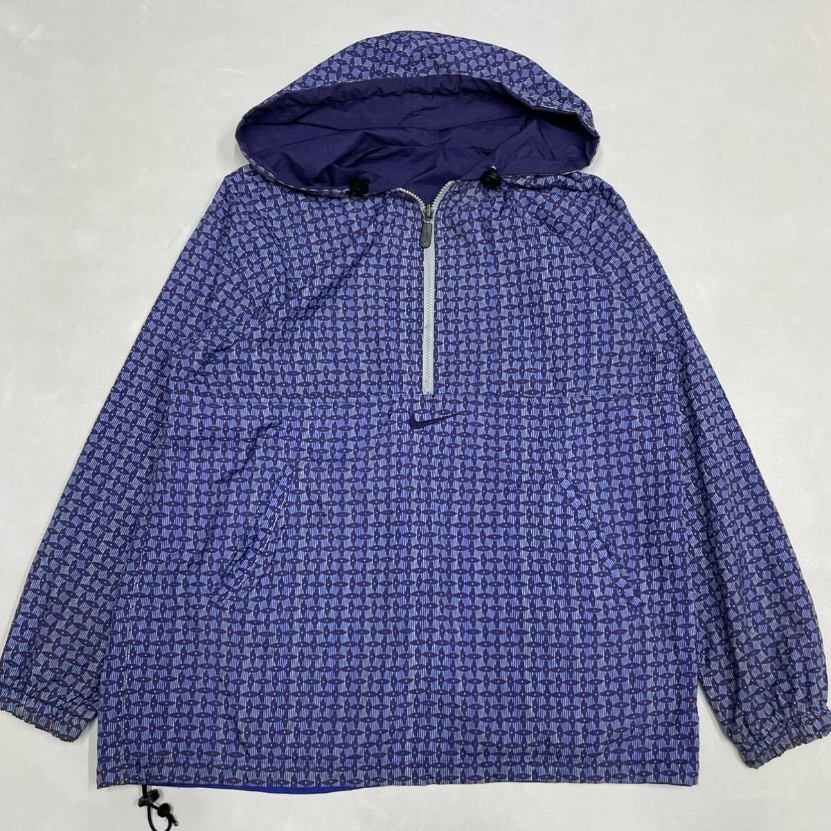 90s NIKE ナイキ アノラック パーカー リバーシブル ナイロン拍卖