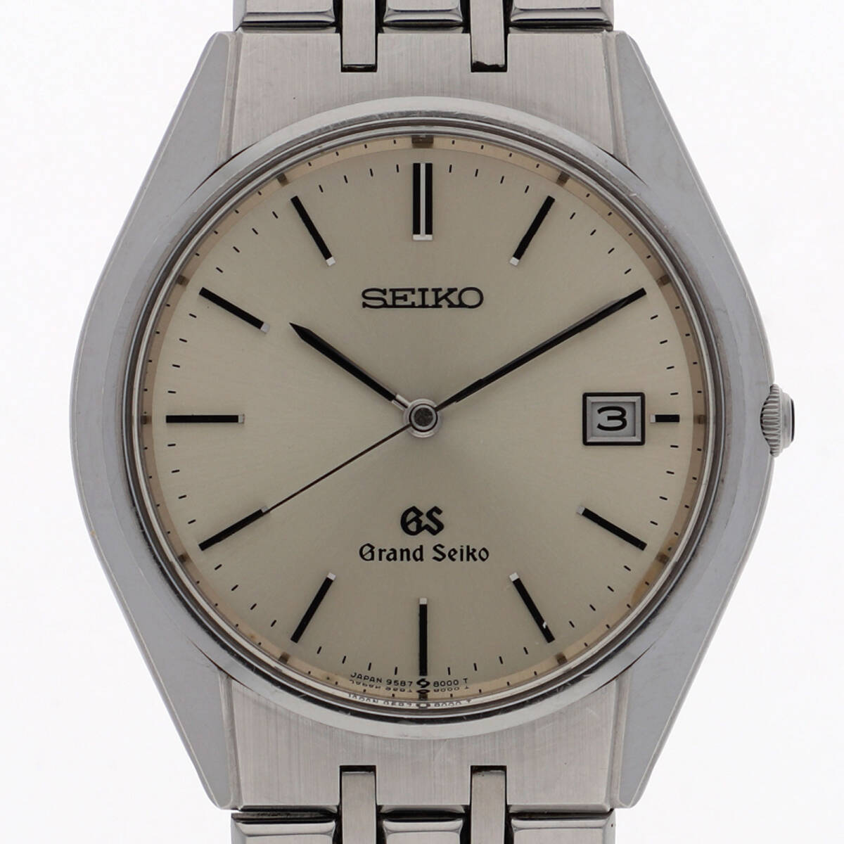 SEIKO セイコー 9587-8000 グランドセイコー シルバーダイヤル SS クオーツ メンズ【131615】拍卖