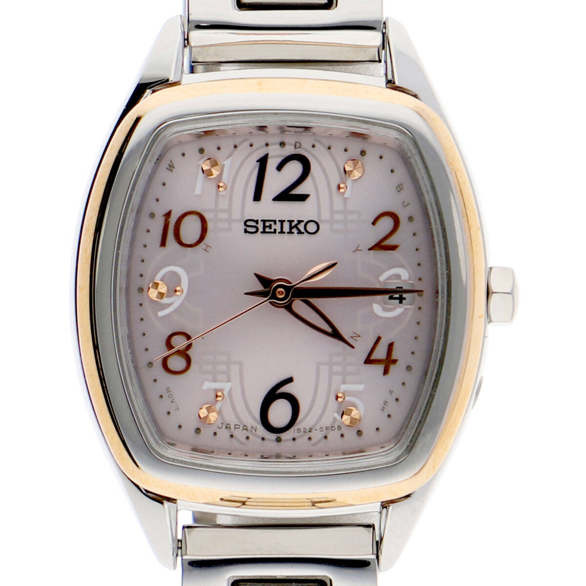 SEIKO セイコー SWFH084 1B22-0CJ0 SELECTION ピンクダイヤル SS ソーラー レディース【131897】拍卖