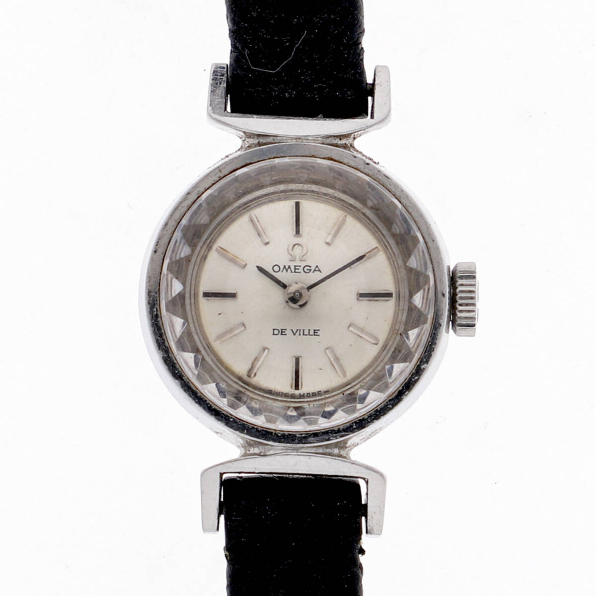 OMEGA オメガ 511.254 デヴィル シルバーダイヤル SS/レザー 手巻き レディース【132410】拍卖