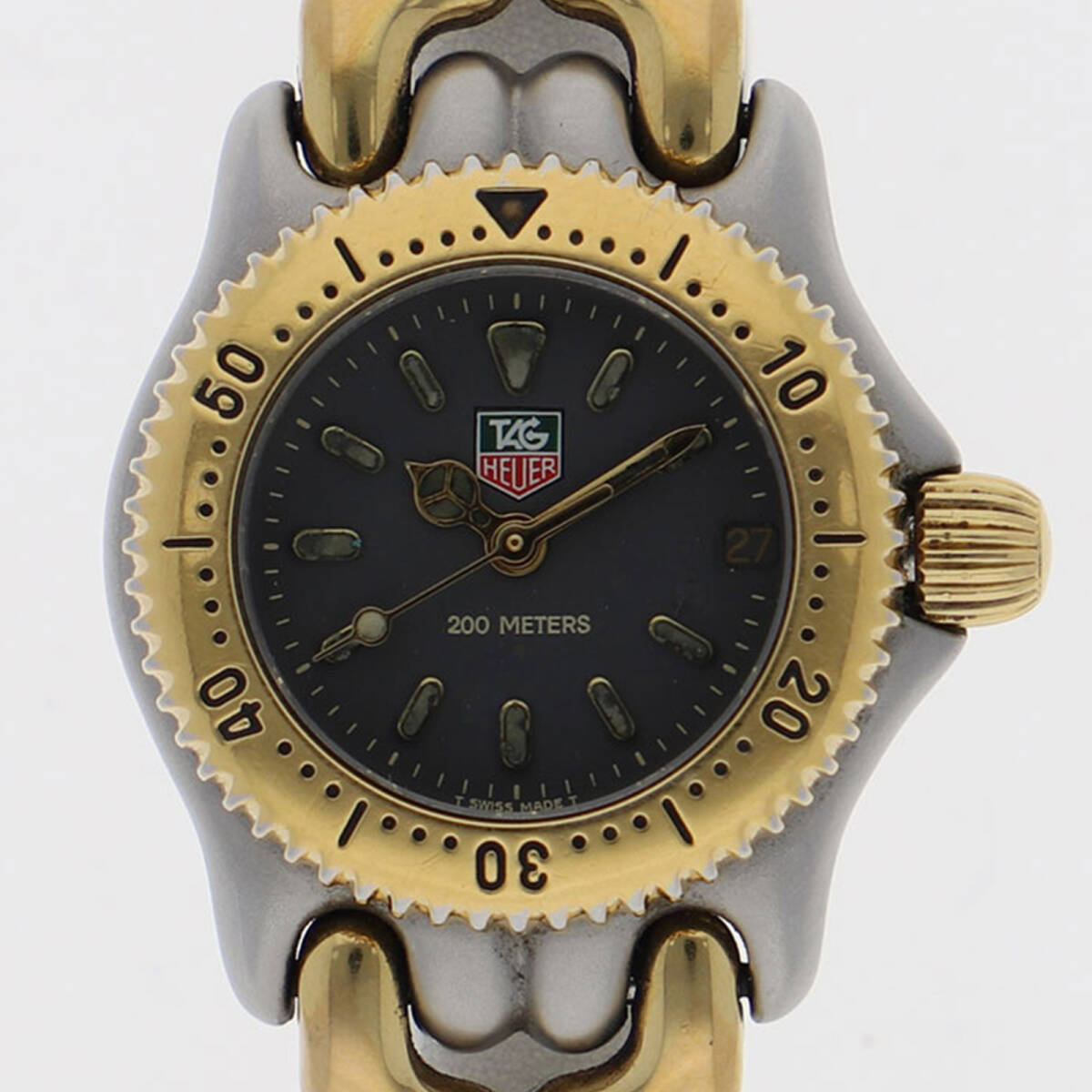 TAG HEUER タグホイヤー S95.208M プロフェッショナル グレーダイヤル GP/SS クオーツ レディース【130716】拍卖