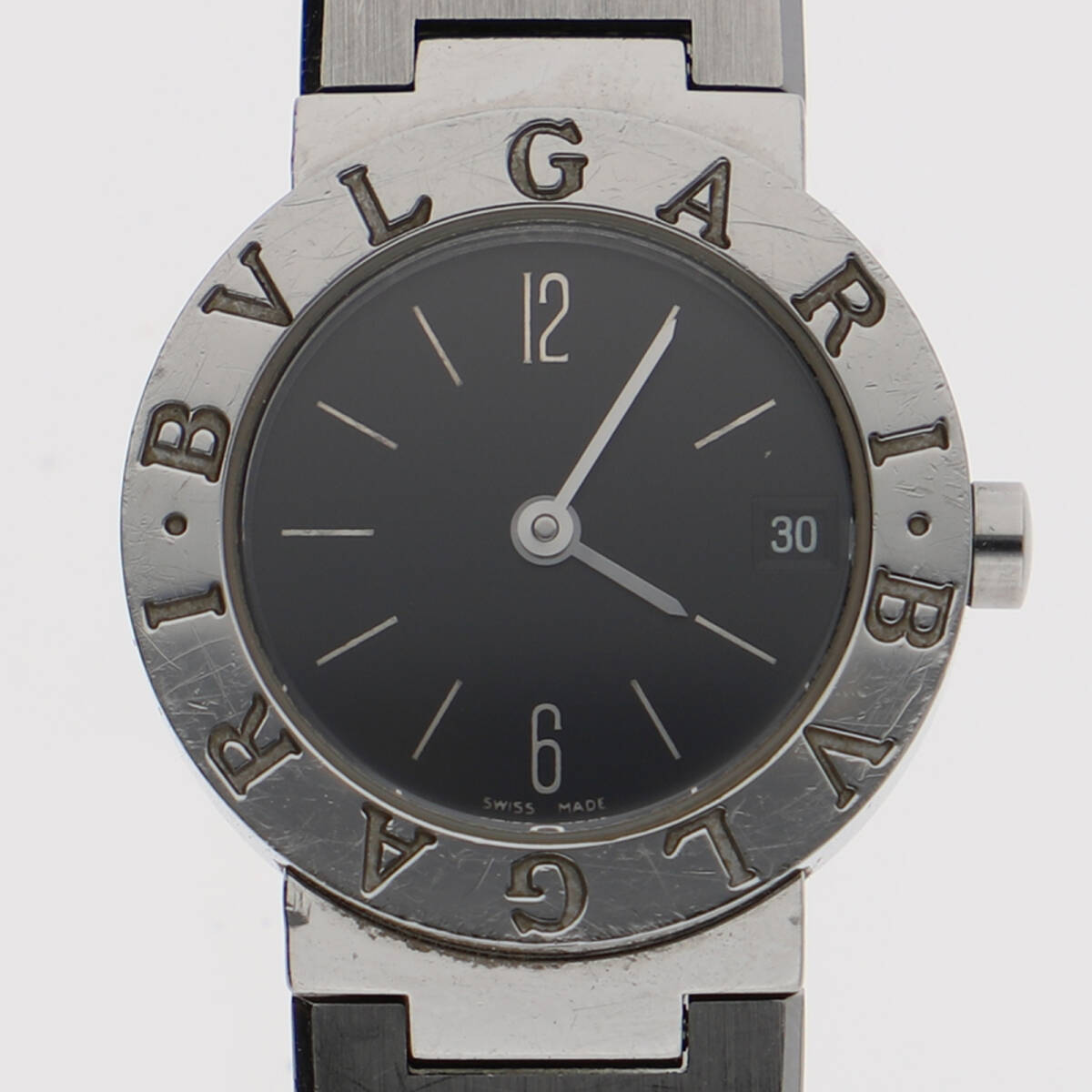 BVLGARI ブルガリ BB23SS ブルガリ・ブルガリ ブラックダイヤル SS クオーツ レディース【132473】拍卖