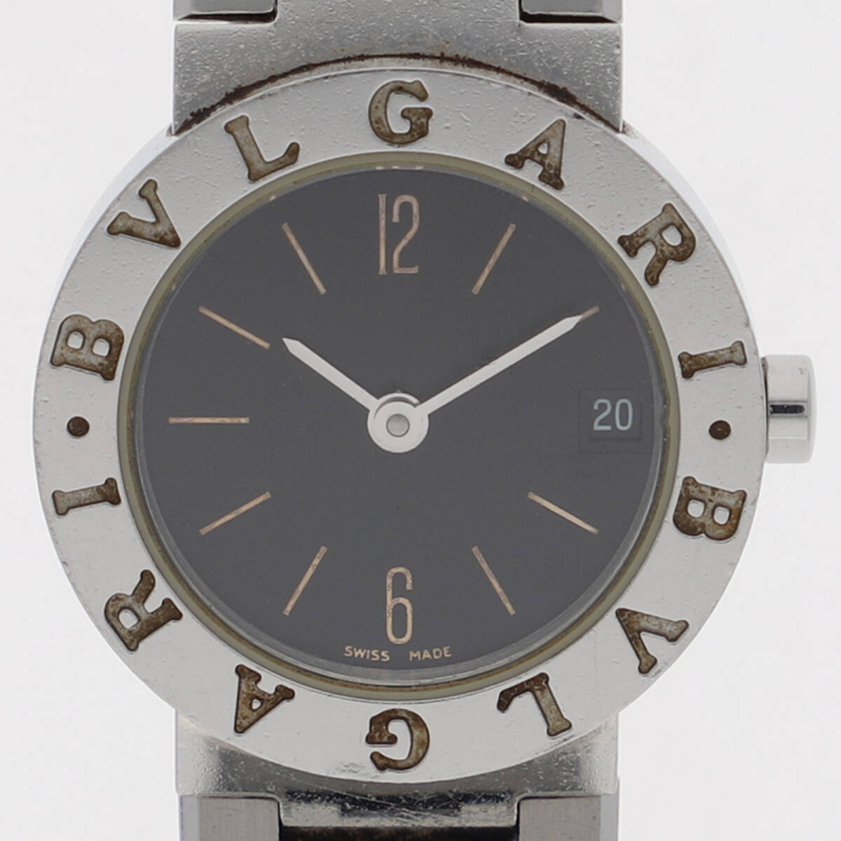 BVLGARI ブルガリ BB23SS ブルガリ・ブルガリ ブラックダイヤル SS クオーツ レディース【132580】拍卖