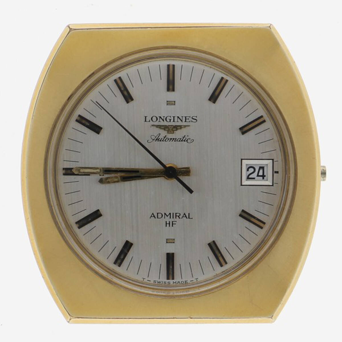 LONGINES ロンジン アドミラル シルバーダイヤル 自動巻き メンズ【122899】拍卖