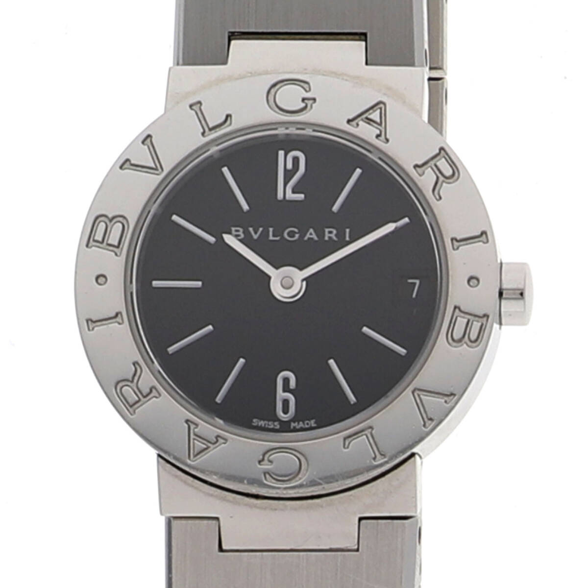BVLGARI ブルガリ BB23SS ブルガリブルガリ ブラックダイヤル SS クオーツ レディース【129972】拍卖