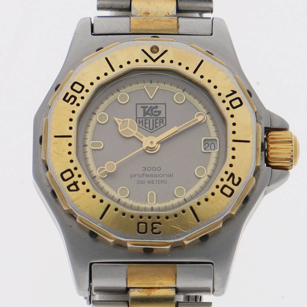 TAG HEUER タグホイヤー 934.208 プロフェッショナルレディース プロフェッショナルダイヤル SS/GP クオーツ レディース【132550】拍卖