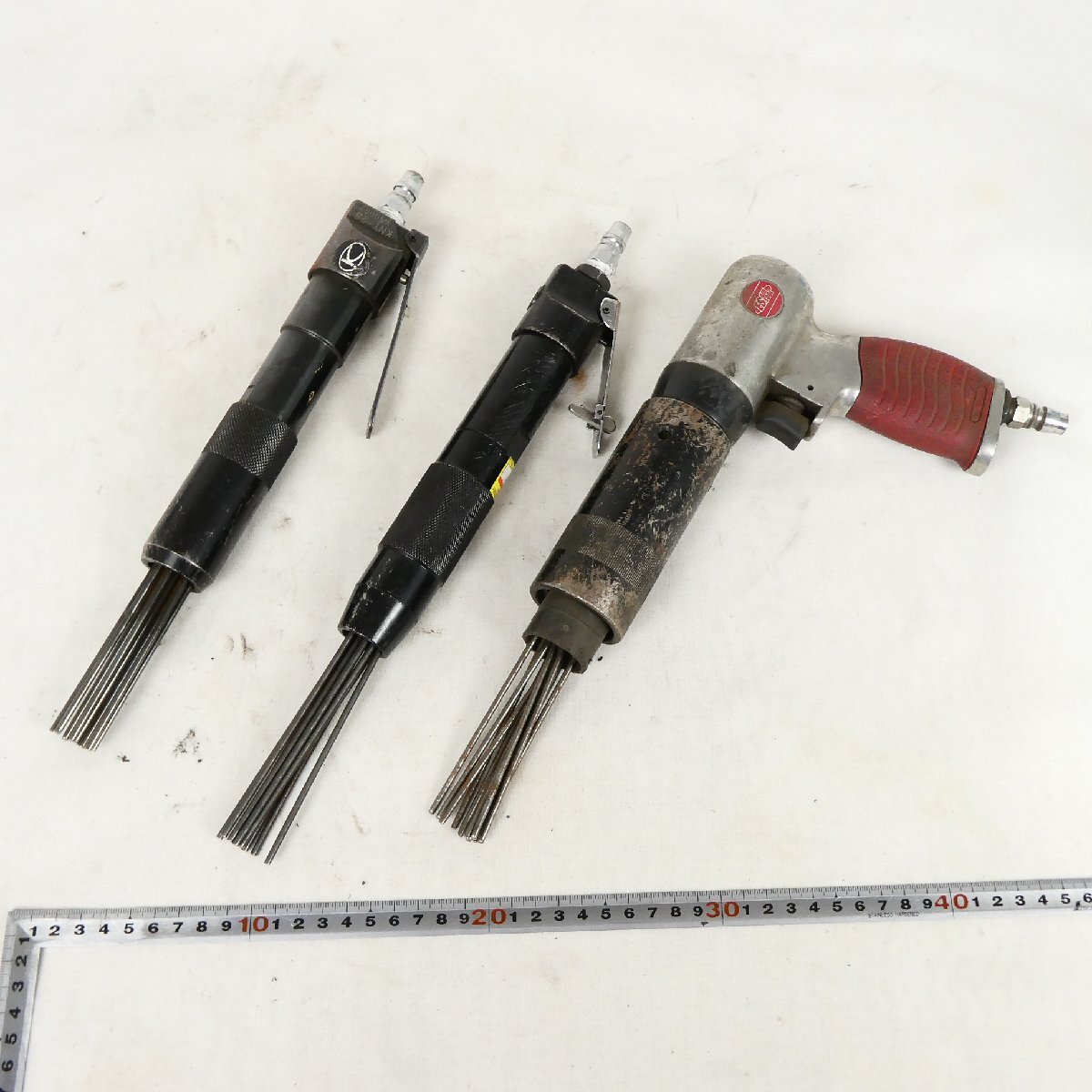 動作品 エアニードル 3点セット 空研 KNT-2S・CENTRAL PNEUMATIC ミニニードルスケーラー・他 エアーツール 工具 中古■SE052s■拍卖