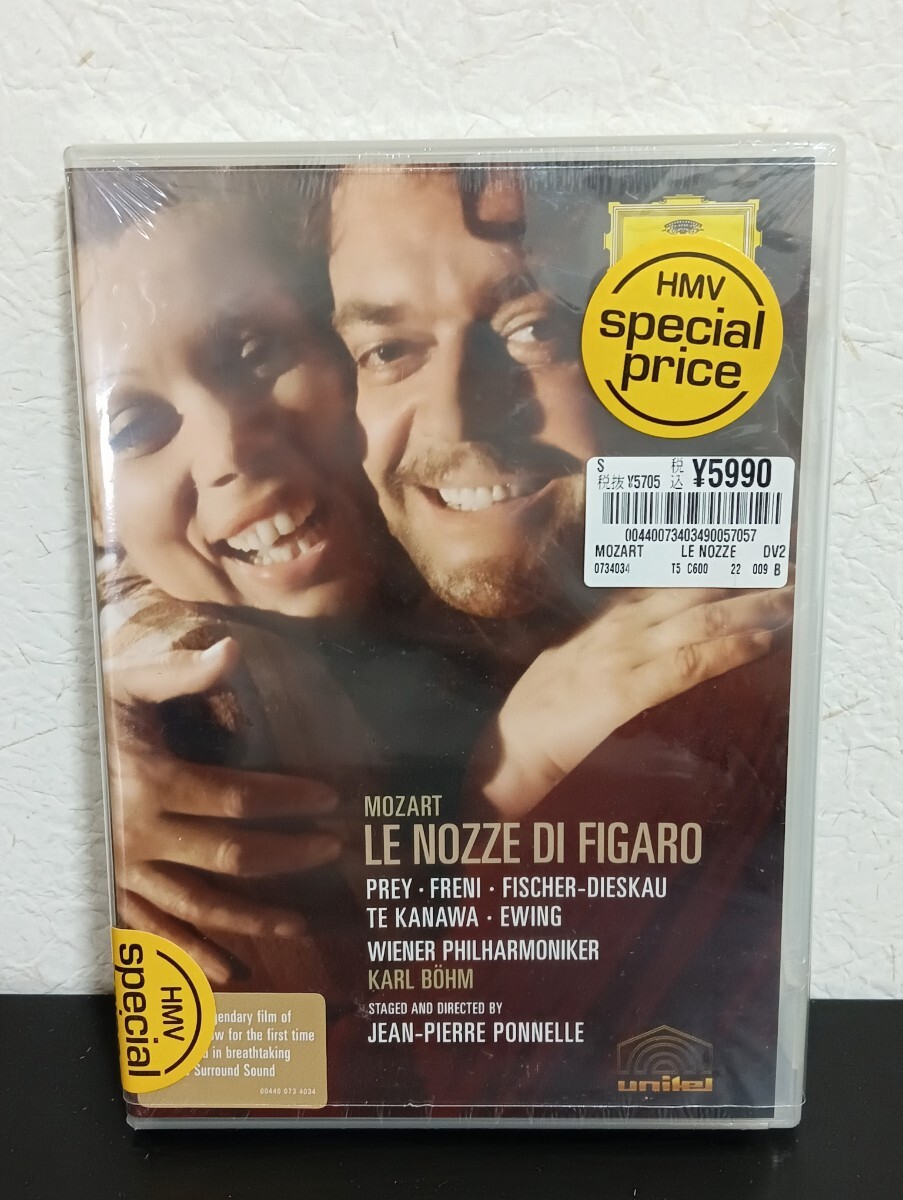 N2.2 未開封品 Mozart LE NOZZE DI FIGARO モーツァルト 歌劇「フィガロの結婚」 DVD クラシック拍卖