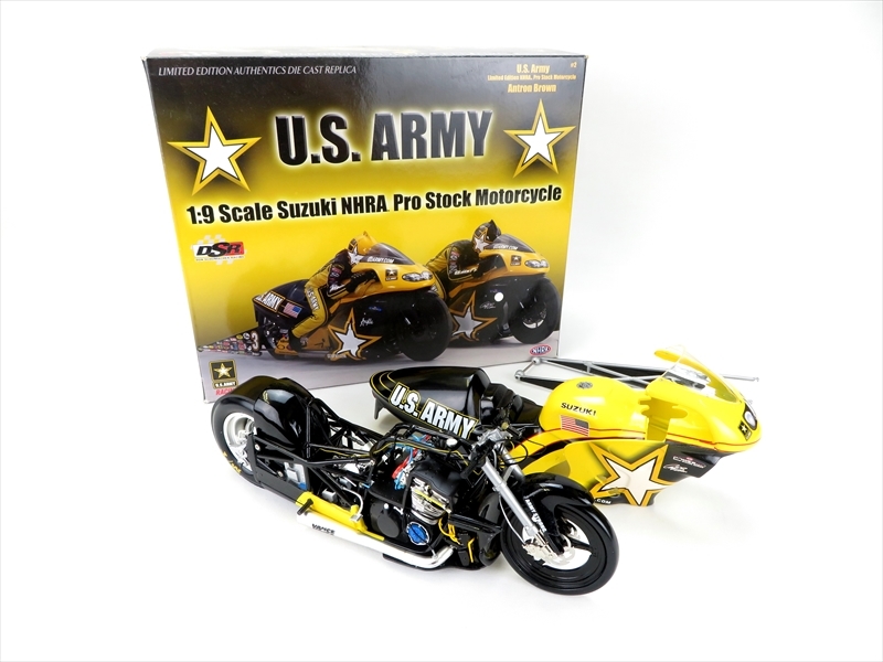 <送料無料> Suzuki NHRA Pro Stock Motorcycle 1:9スケール ダイキャスト模型 完成品 拍卖