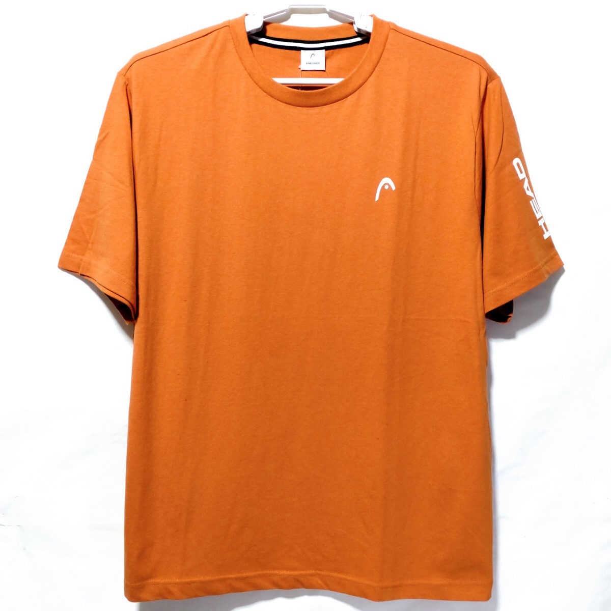 特価/未使用【サイズ=LL(XL)】HEAD/ヘッド/抗菌防臭/メンズ/半袖/Tシャツ/胸囲=104~112cm/orange拍卖