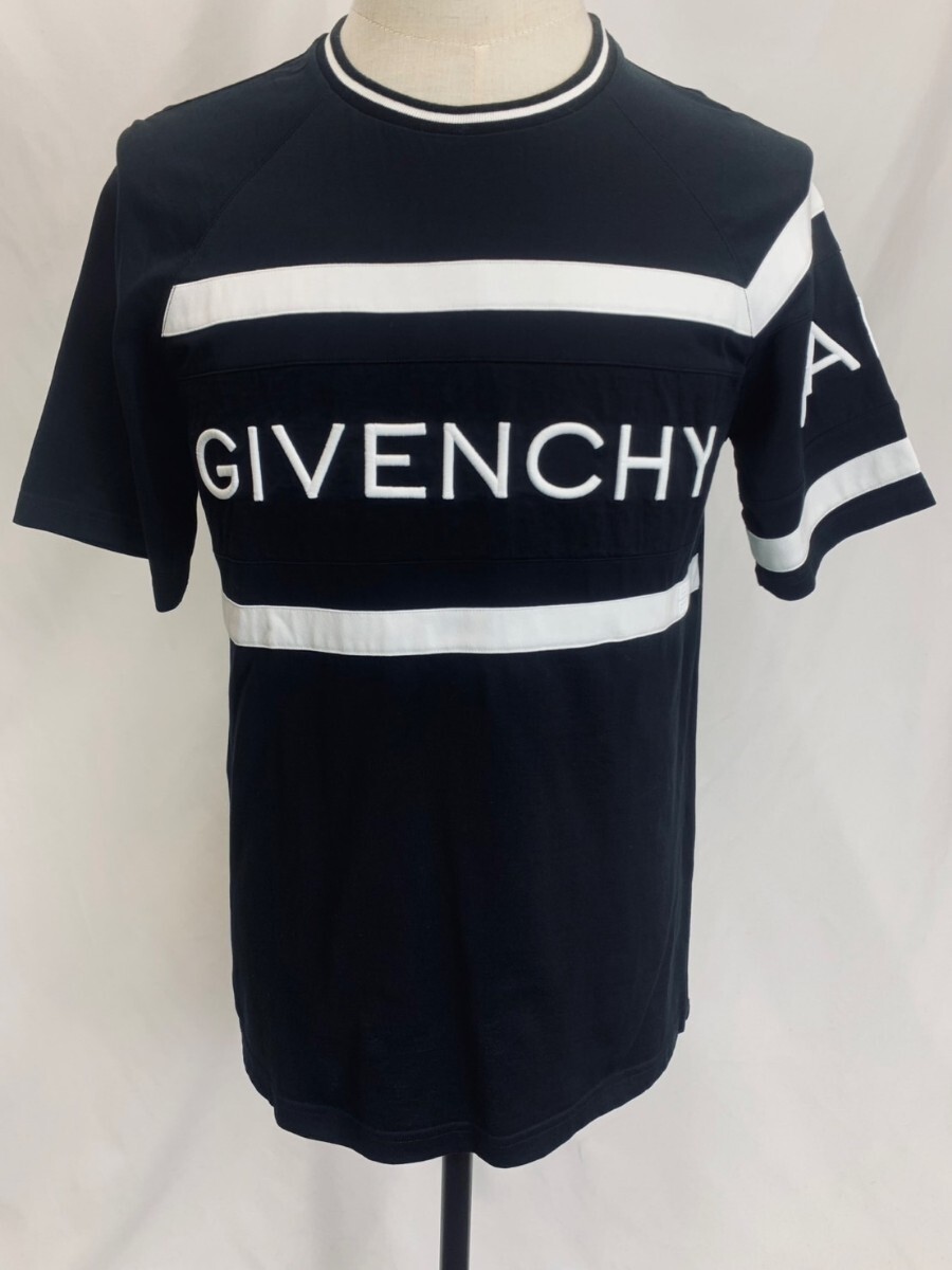 GIVENCHY ジバンシー ロゴTシャツ【S】ブラック カットソートップス 正規品 29拍卖