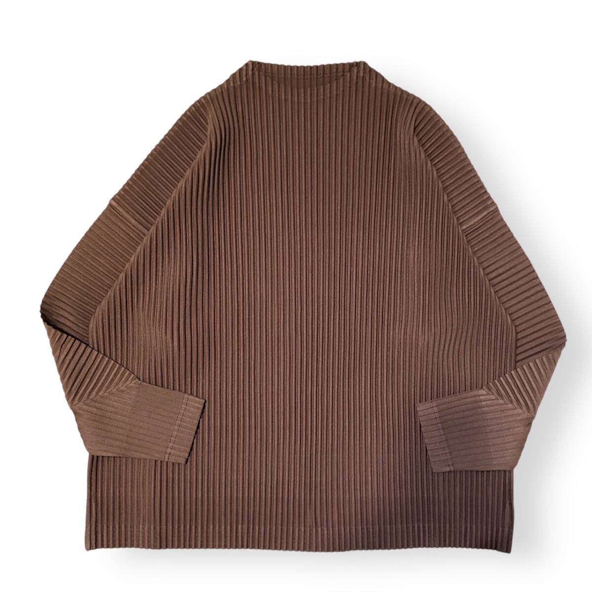 24aw HOMME PLISSE ISSEY MIYAKE MC NOVEMBER HP43JK122 サイズ2 ブラウン オムプリッセイッセイミヤケ 店舗受取可拍卖