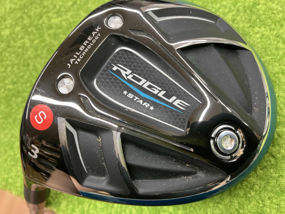 キャロウェイ Callaway フェアウェイ レフティ ROGUE STAR 3番 Speeder EVOLUTION Fujikura フレックスS ヘッドカバー無し拍卖