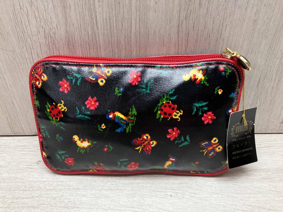 FEILER /フェイラー ハイジ 折りたたみ エコバッグ PHES-884#10 総柄 ト-トバッグ 日本製 コンパクト収納 タグ付き 塩化ビニール拍卖