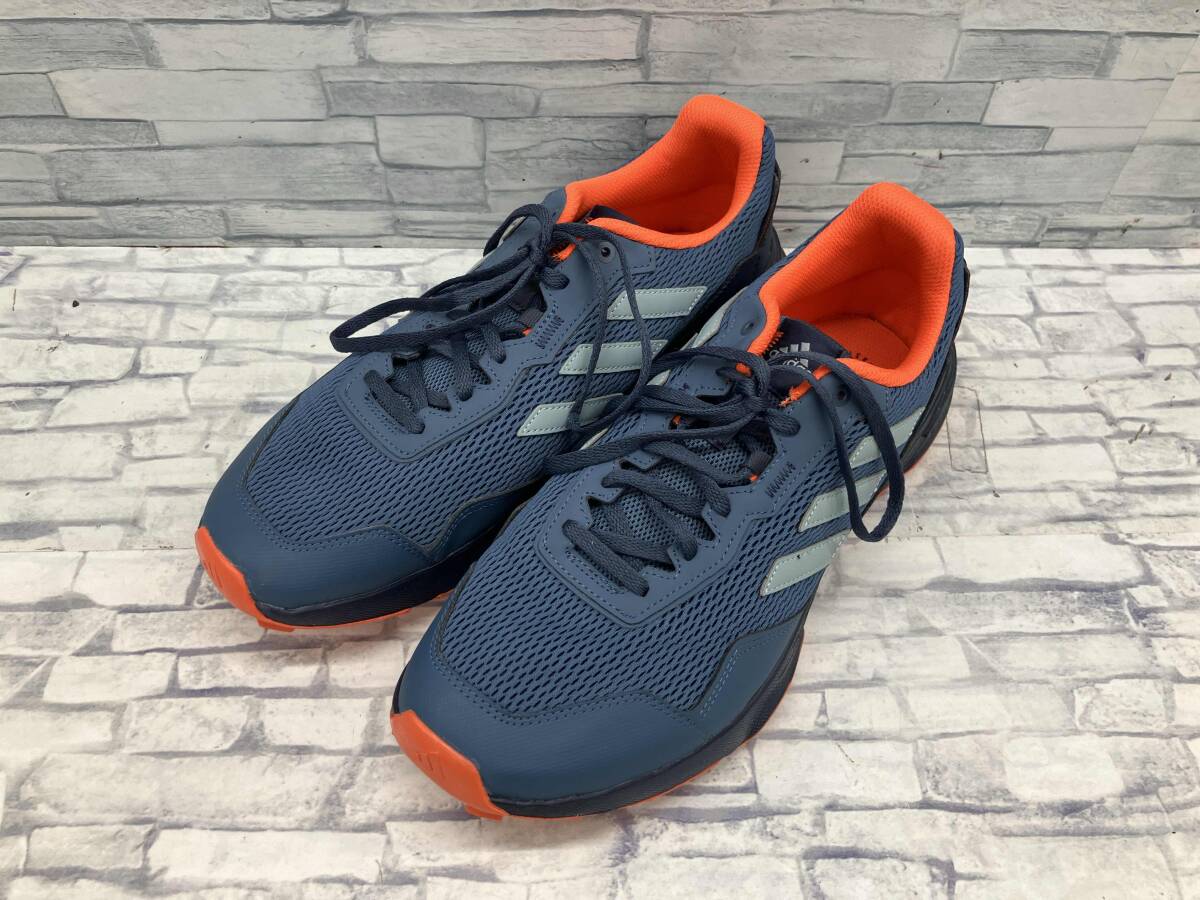 アディダス トレイルランニング シューズ 28.5cm ネイビー/オレンジ No.GX8684 adidas TRACEFINDER TERREX拍卖