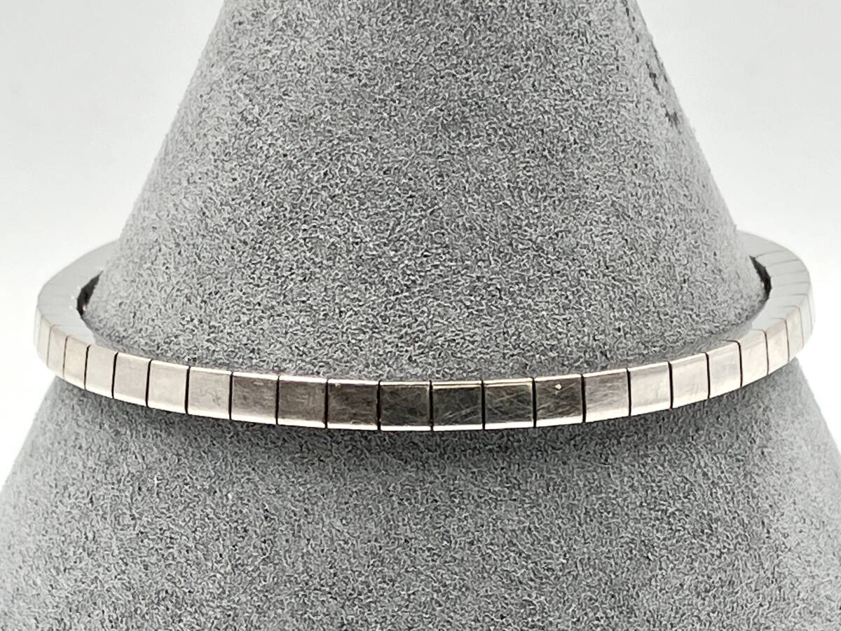 Cartier カルティエ ラニエール バングル K18WG ホワイトゴールド (総15.5g) 約14.5cm 店舗受取可拍卖