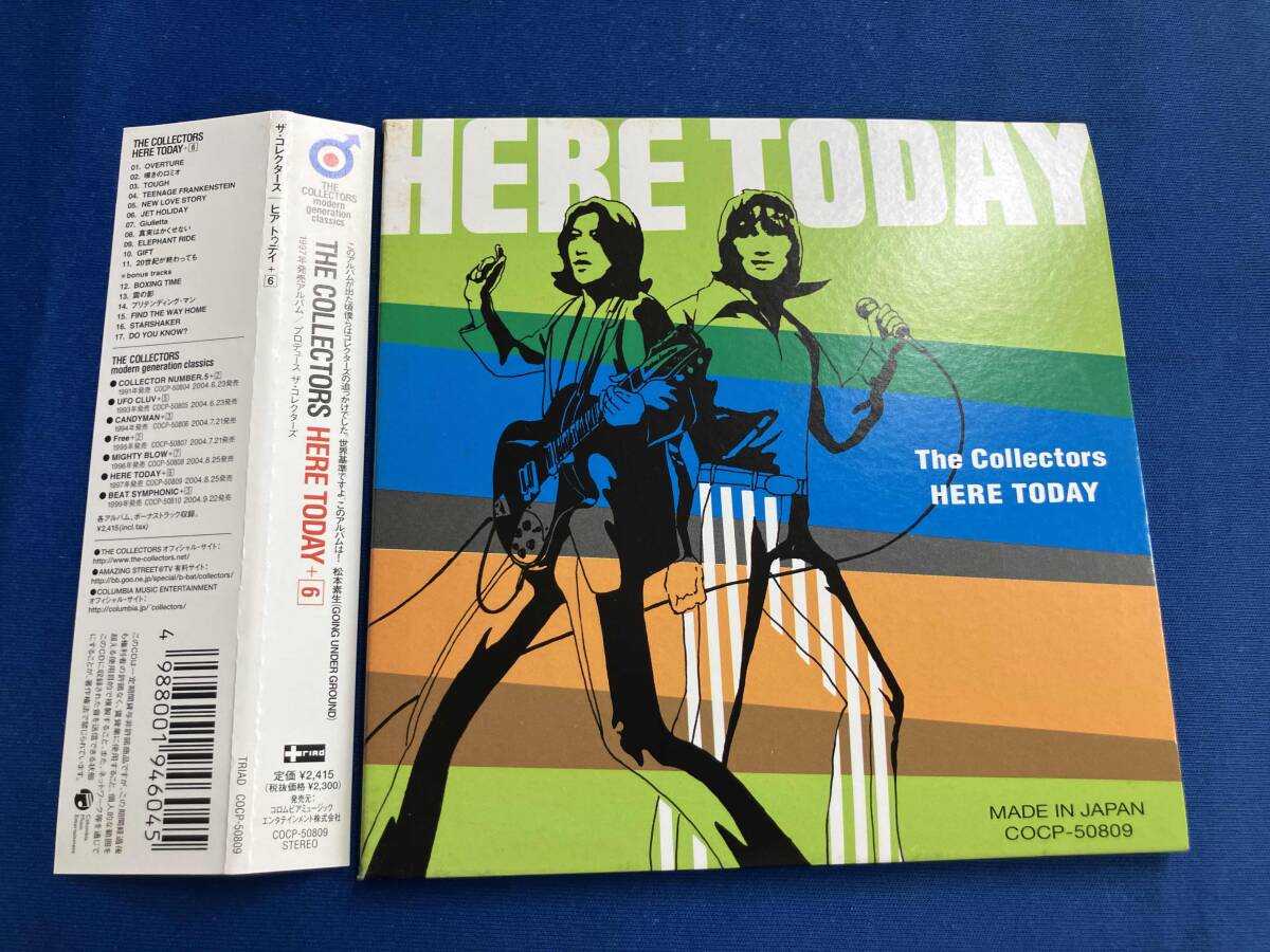 THE COLLECTORS CD ヒア トゥデイ+6(紙ジャケット仕様)拍卖