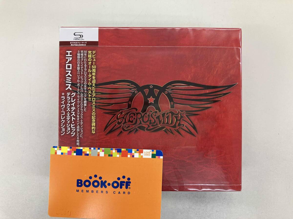 エアロスミス CD グレイテスト・ヒッツ(デラックス・エディション+ライヴ・コレクション)(限定盤)(SHM-CD)拍卖