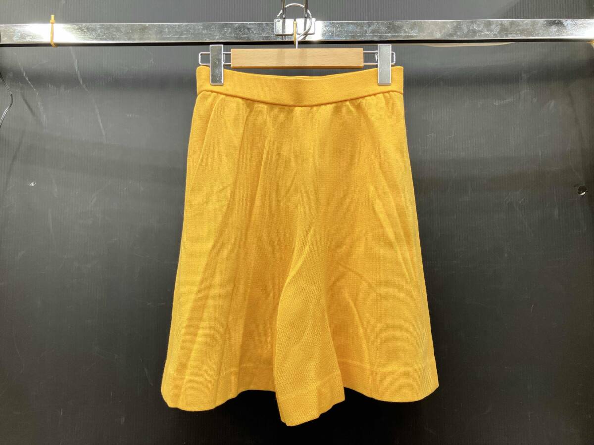 Yves Saint Laurent キュロットパンツ 黄 ウエストゴム 洋服拍卖