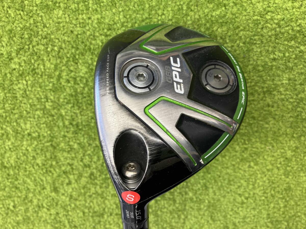 CallawayキャロウェイGBB EPIC SUB ZEROフェアウェイ Speeder EVOLUTION Ⅲ FW 60 フレックスS ロフト角15.0° レフティー拍卖