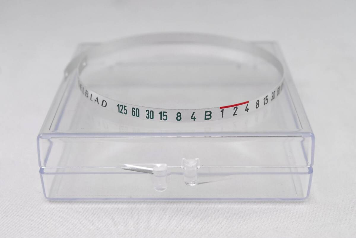 新品 HASSELBLAD ハッセルブラッド Planar C 80mm F2.8 クロームレンズ用 シャッタースピードスケール拍卖