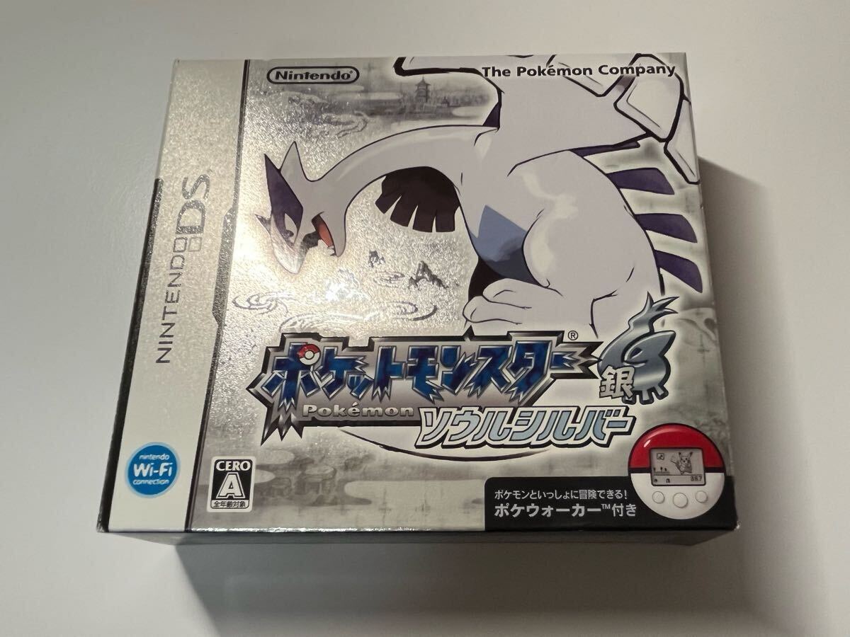 ニンテンドーDS ポケットモンスター ソウルシルバー 未使用拍卖