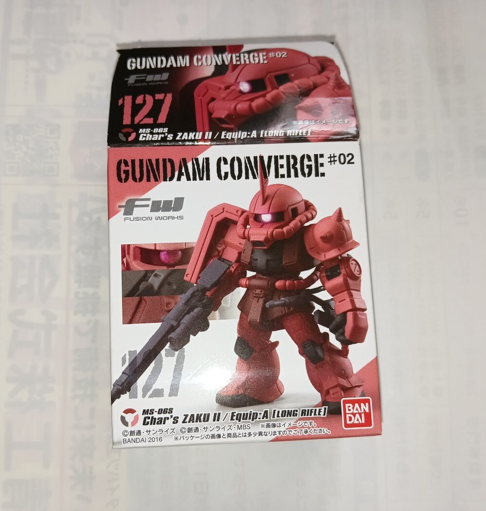FW GUNDAM CONVERGE ガンダムコンバージ 127 シャア専用ザクII拍卖