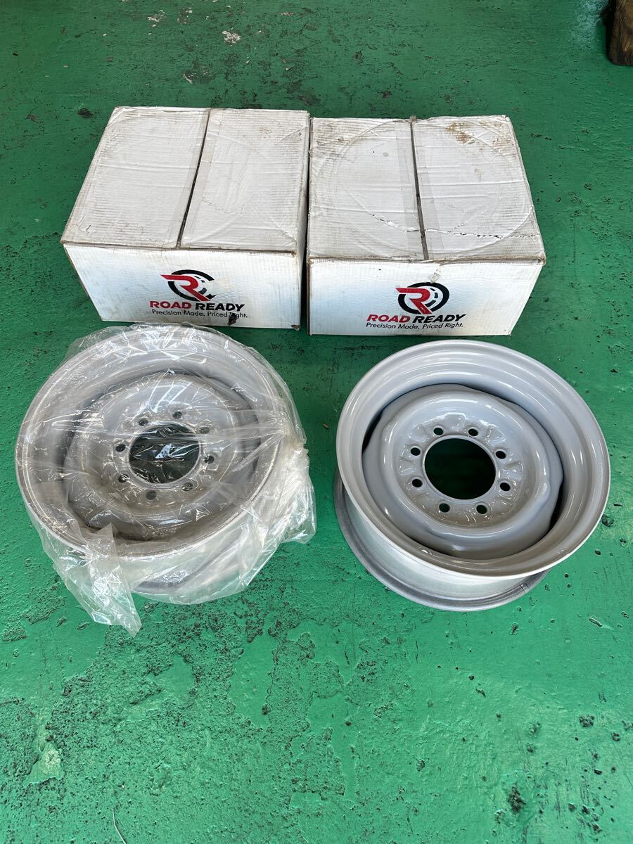 4本セット Road Ready RRW-3035 鉄チンホイール 16インチx7J オフセット+6 8穴x165.1 6mm ハブ径124mm アメ車 キャンピングカー拍卖