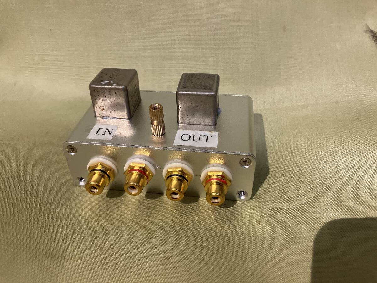 中古、イギリス製 SJT 高透磁率ニッケル材料を採用昇圧トランス 使用 MC・MMライントランスて PC、CD やAMPに接続する 拍卖