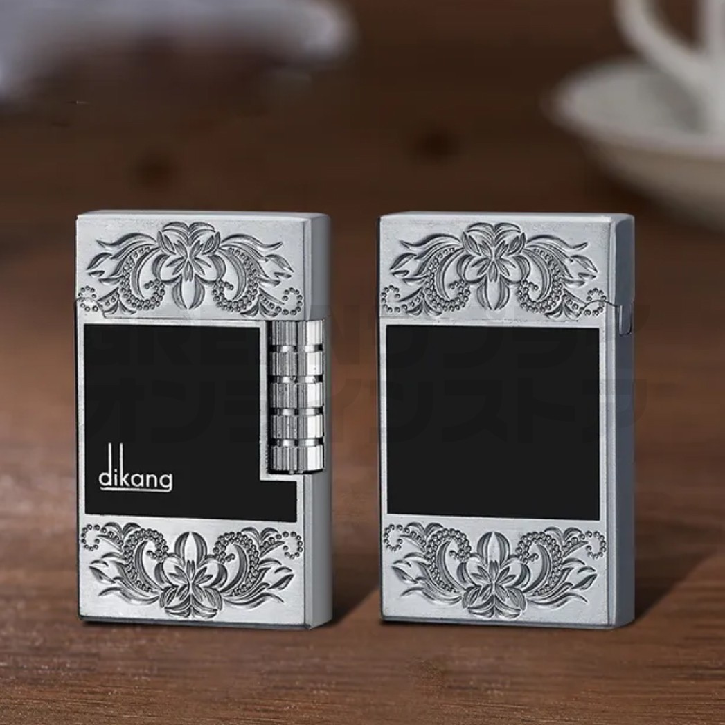 プルメリア ハワイアンジュエリー シルバー フリント ローラー 式 ガスライター拍卖