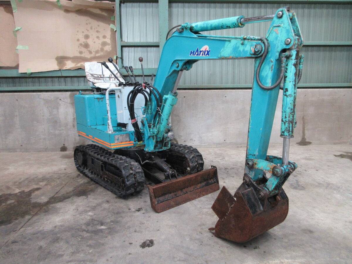 ■日産ハニックス バックホー ミニユンボ NO80-2■三重発 使用時間:1637h拍卖